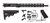 16'' 1x9 Light Weight Mid Length Rifle Kit w/ 15" MLOK Handguard
