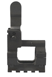 YHM Flip Up Front Sight Gas Block with Bottom Rail