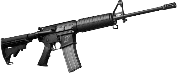 Del-Ton Delton Rifles Logo Sticker/Decal Tactical AR AK Hunting Approx 6.5” 